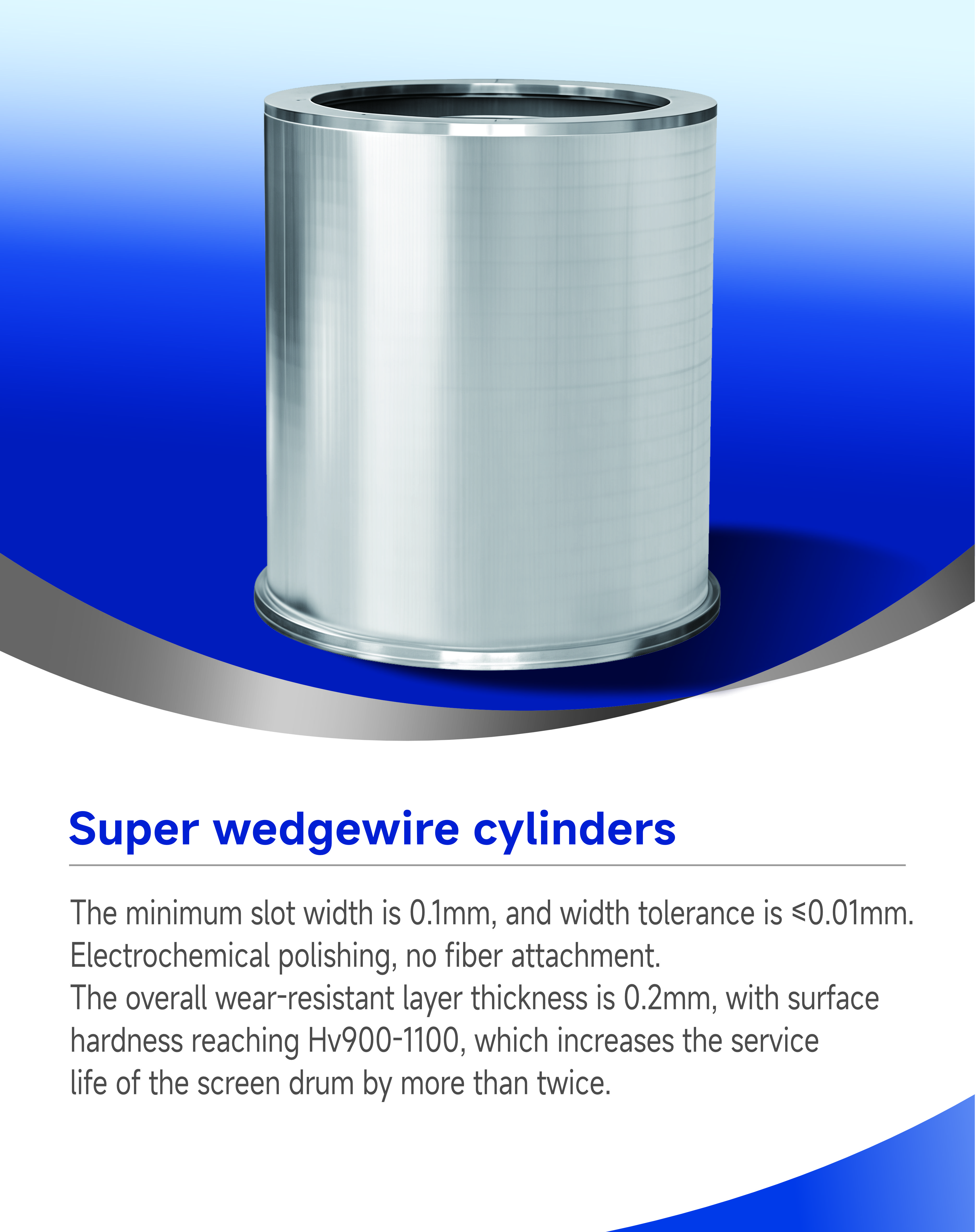 Super Wedgewire Cylinders