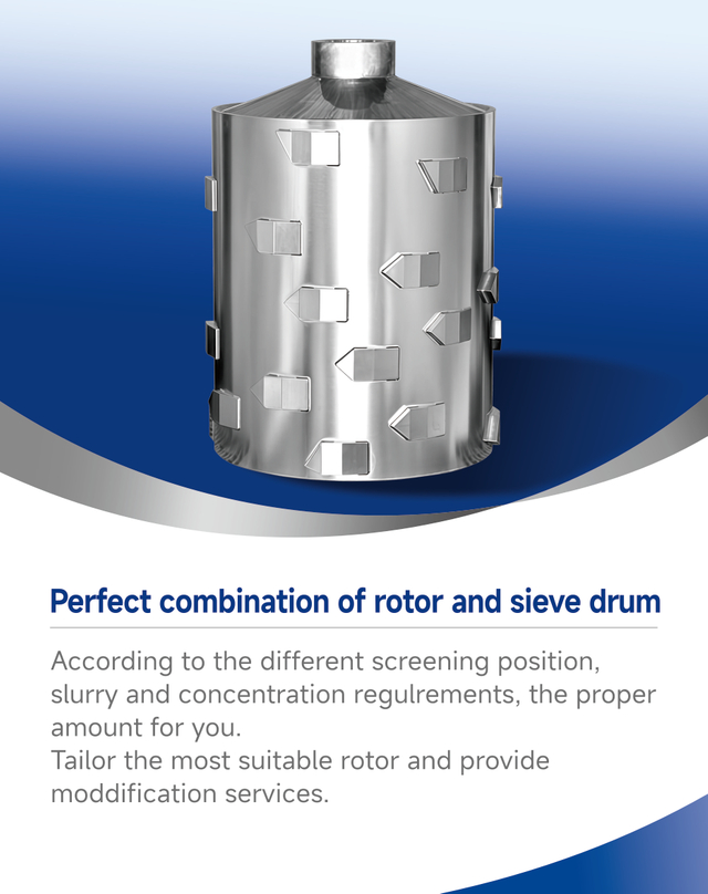 Perfect Combination of Rotor And Sieve Drum